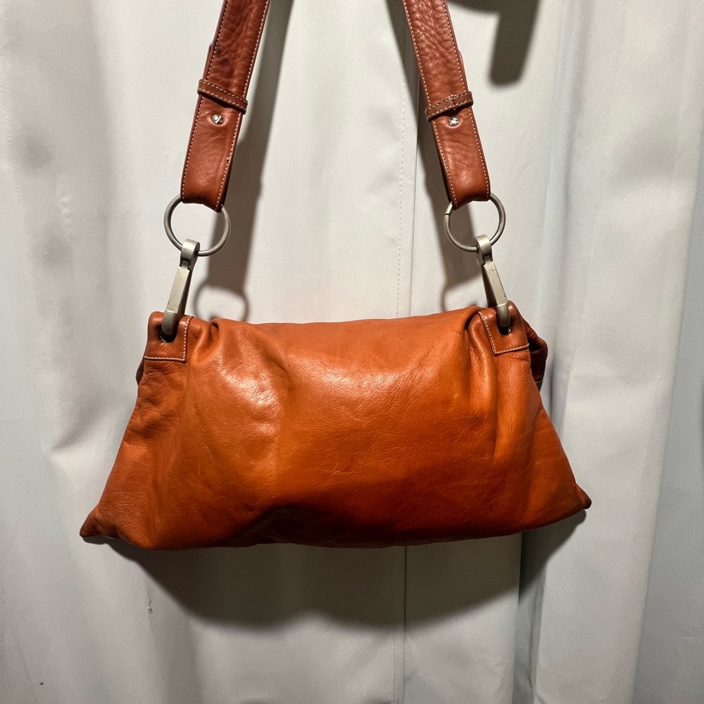 Chic Brown Leather Lupo Barcelona Hobo Bag - Picture 6 of 16